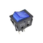 Кнопка KCD4 4pin із синьою підсвіткою